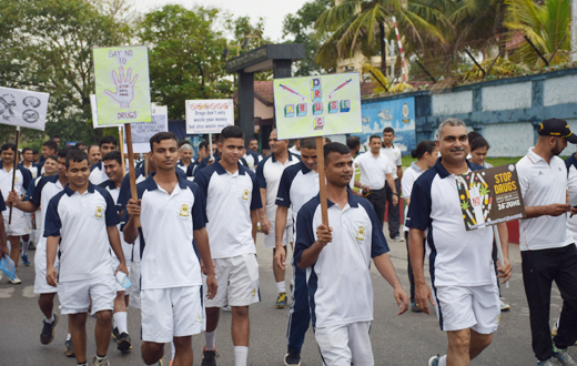 coast gurad observes internataional day against drug abuse
